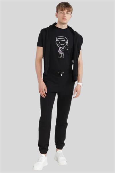 Karl Lagerfeld Erkek T-Shirt Siyah