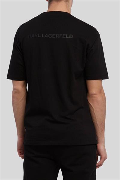 Karl Lagerfeld Erkek T-Shirt Siyah