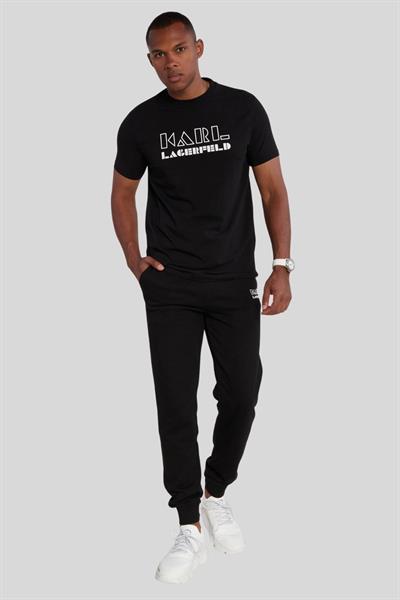 Karl Lagerfeld Erkek T-Shirt Siyah