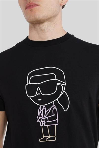 Karl Lagerfeld Erkek T-Shirt Siyah