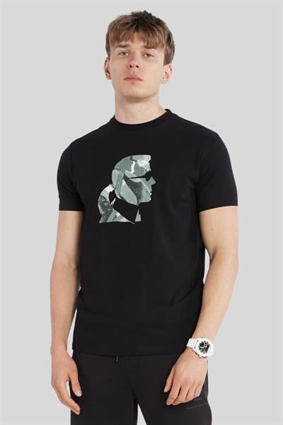 Karl Lagerfeld Erkek T-Shirt Siyah