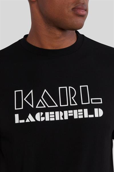 Karl Lagerfeld Erkek T-Shirt Siyah