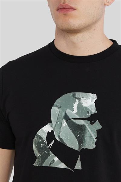 Karl Lagerfeld Erkek T-Shirt Siyah