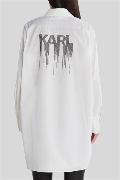 Karl Lagerfeld Kadın Elbise Beyaz