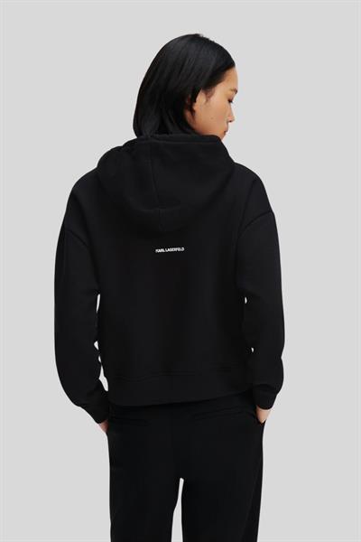 Karl Lagerfeld Kadın Kapüşonlu SweatShirt Siyah