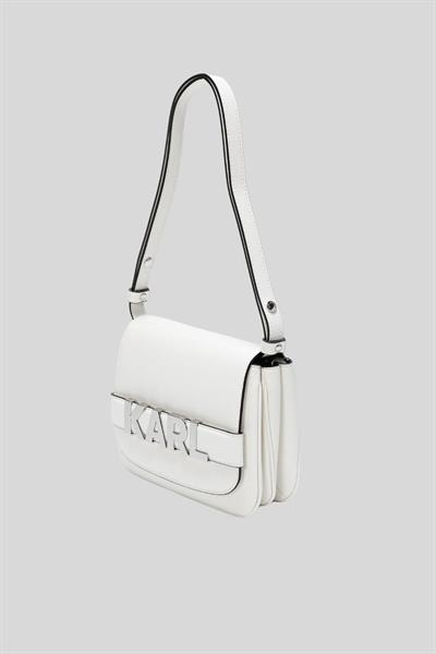 Karl Lagerfeld Kadın Omuz Çantası Beyaz