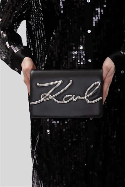 Karl Lagerfeld Kadın Omuz Çantası Siyah