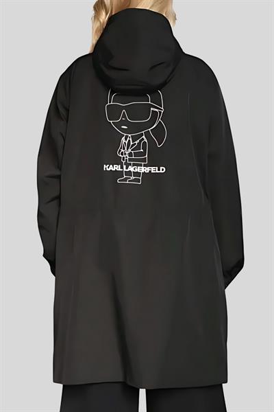 Karl Lagerfeld Kadın Palto Siyah