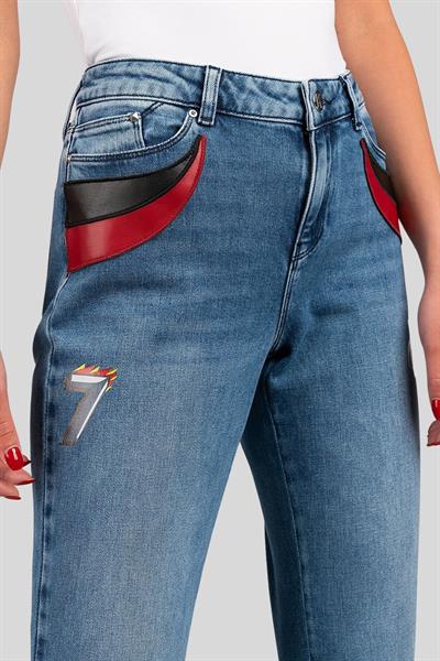 Karl Lagerfeld Kadın Pantolon Mavi