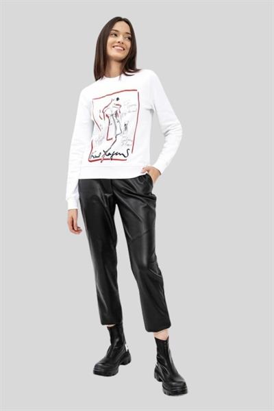 Karl Lagerfeld Kadın SweatShirt Beyaz
