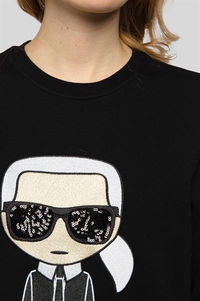 Karl Lagerfeld Kadın SweatShirt Siyah