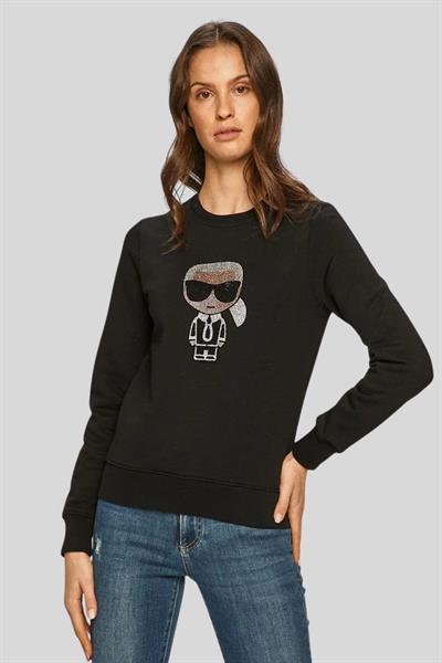 Karl Lagerfeld Kadın SweatShirt Siyah