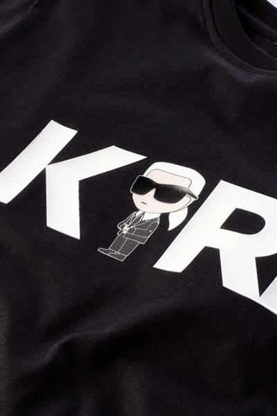 Karl Lagerfeld Kadın T-Shirt Siyah