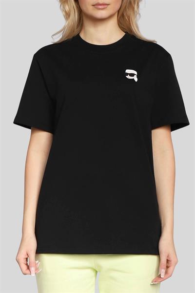 Karl Lagerfeld Kadın T-Shirt Siyah