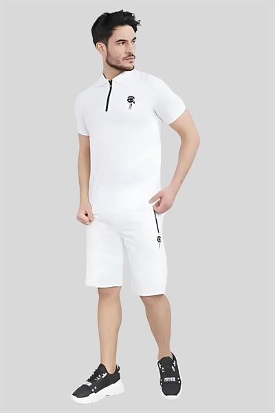 Karl Lagerfeld Normal Kesim Erkek Şort Beyaz