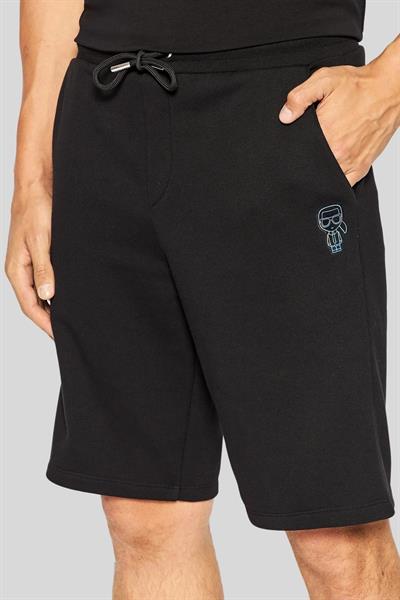 Karl Lagerfeld Normal Kesim Erkek Şort Siyah