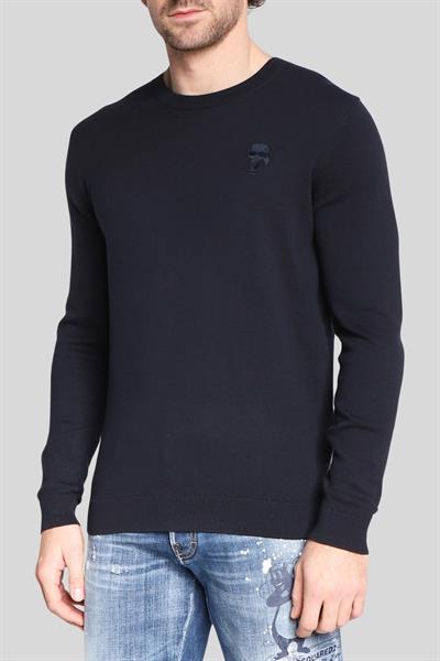 Karl Lagerfeld Normal Kesim Kazak Siyah