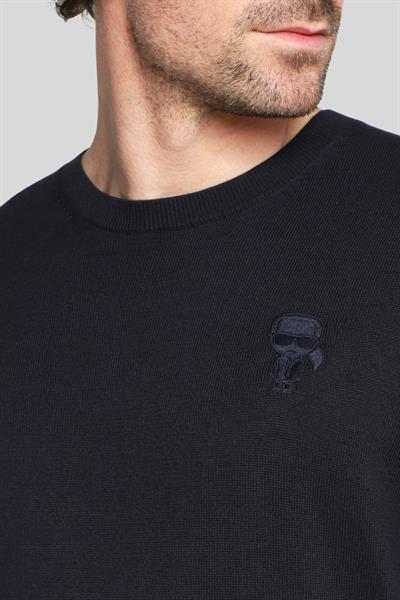 Karl Lagerfeld Normal Kesim Kazak Siyah