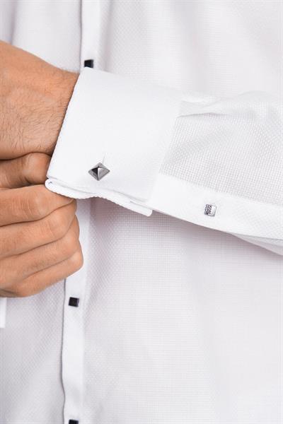 Karl Lagerfeld Smokin Gömlek Beyaz