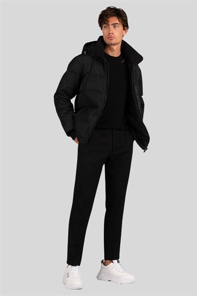 Karl Lagerfeld Yün İpek Karışımı Kazak Siyah