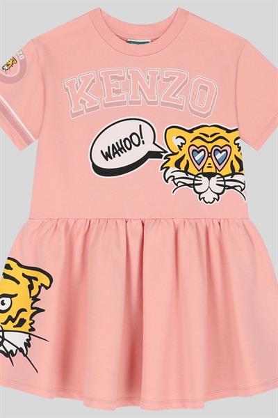 Kenzo Kız Çocuk Elbise Pembe