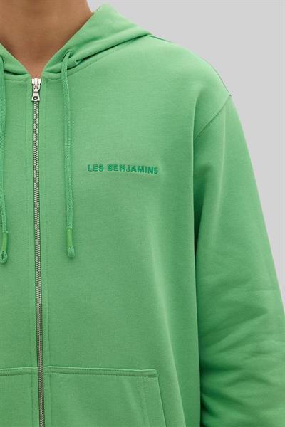 Les Benjamins Erkek  Fermuarlı  Sweatshirt Yeşil