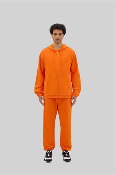 Les Benjamins Erkek  Fermuarlı  Sweatshirt Turuncu