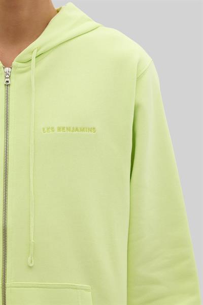Les Benjamins Erkek  Fermuarlı  Sweatshirt Yeşil