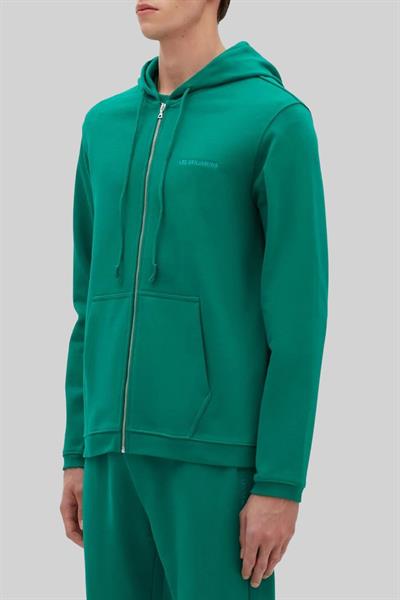 Les Benjamins Erkek Fermuarlı   Sweatshirt Yeşil
