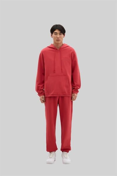 Les Benjamins Erkek  Kapüşonlu Sweatshirt Kırmızı