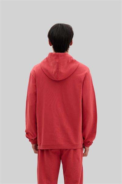 Les Benjamins Erkek  Kapüşonlu Sweatshirt Kırmızı