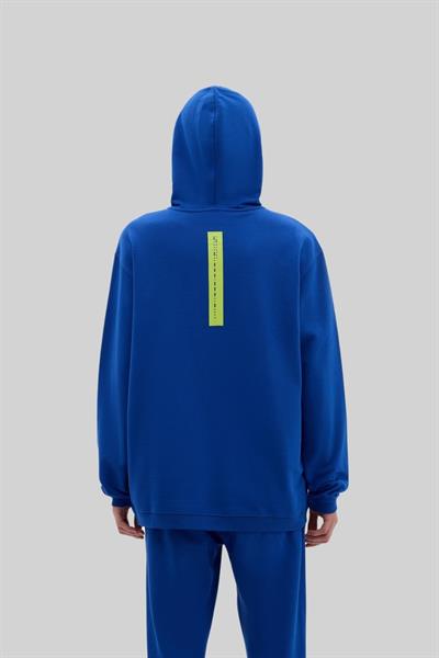 Les Benjamins Erkek  Kapüşonlu Sweatshirt Mavi