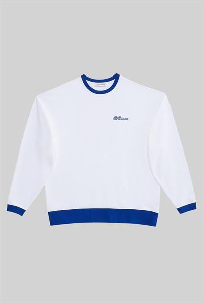 Les Benjamins Erkek  Sweatshirt Beyaz