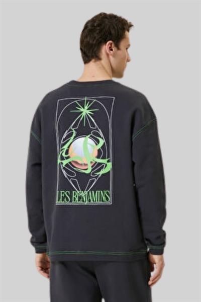 Les Benjamins Erkek Sweatshirt Gri