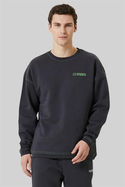 Les Benjamins Erkek Sweatshirt Gri