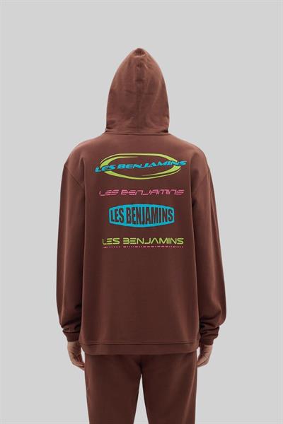 Les Benjamins Erkek  Sweatshirt Kahverengi