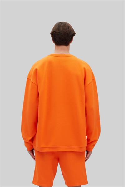 Les Benjamins Erkek  Sweatshirt Turuncu