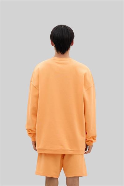 Les Benjamins Erkek Sweatshirt Turuncu