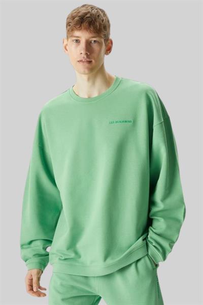 Les Benjamins Erkek Sweatshirt Yeşil