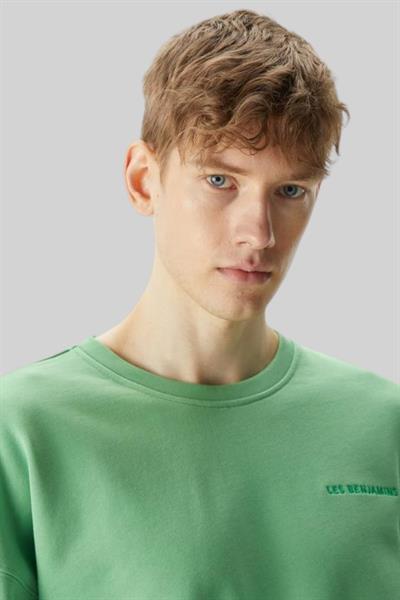 Les Benjamins Erkek Sweatshirt Yeşil