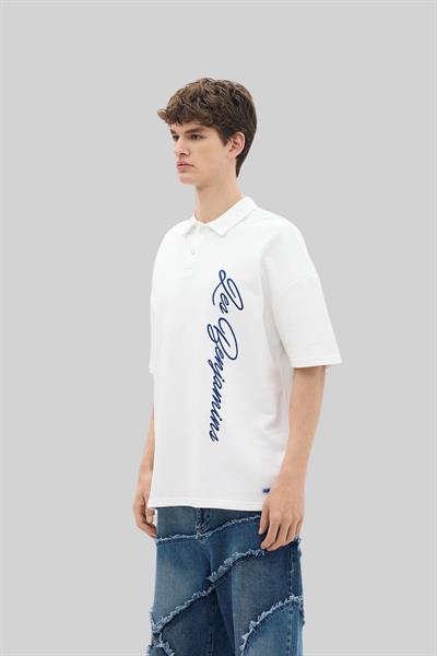 Les Benjamins Erkek  T-Shirt Beyaz