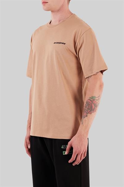 Les Benjamins Erkek  T-Shirt Kahverengi