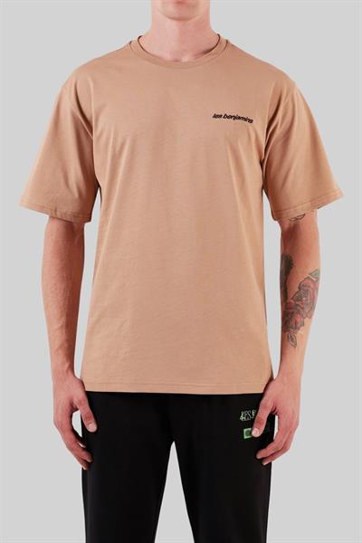 Les Benjamins Erkek  T-Shirt Kahverengi