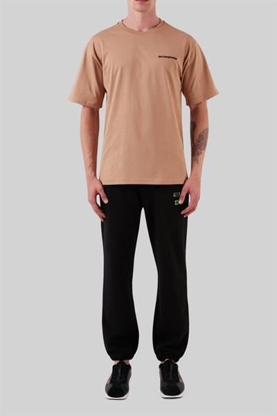 Les Benjamins Erkek  T-Shirt Kahverengi