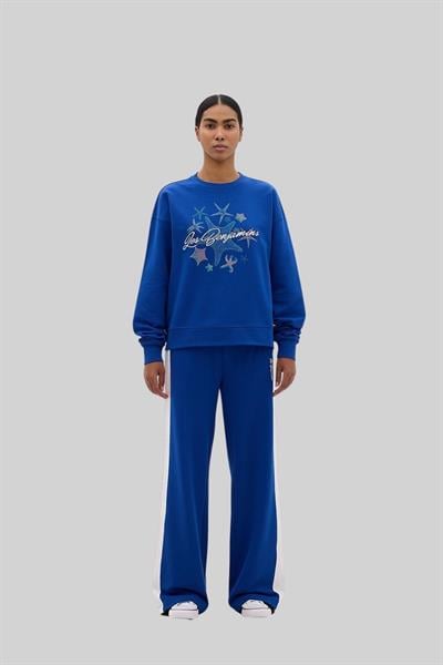 Les Benjamins Kadın Sweatshirt Mavi