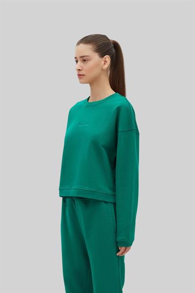 Les Benjamins Kadın Sweatshirt Yeşil