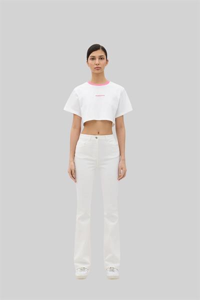 Les Benjamins Kadın  T-Shirt Beyaz