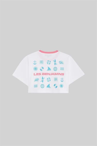 Les Benjamins Kadın  T-Shirt Beyaz