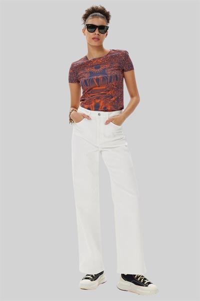 Les Benjamins Kadın T-Shirt Çok Renkli