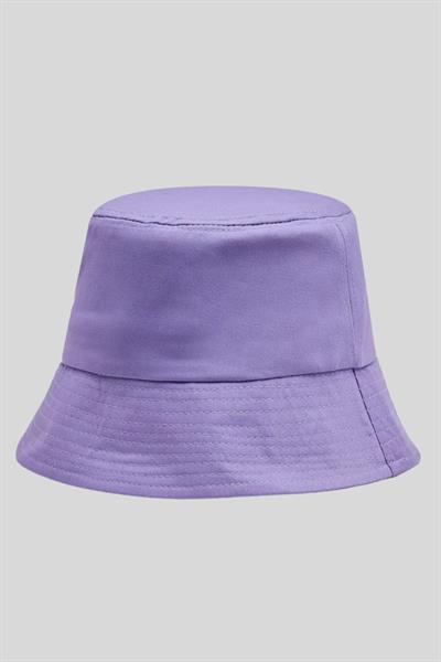 Liu Jo Kadın Logolu Kova Şapka Mor